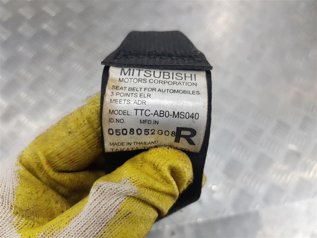 ремень безопасности MITSUBISHI L200  2.5 DI-D MT (136 л.с.)L200  IV (2006—2014) Пикап MN188367HA, 1550 рублей, Москва