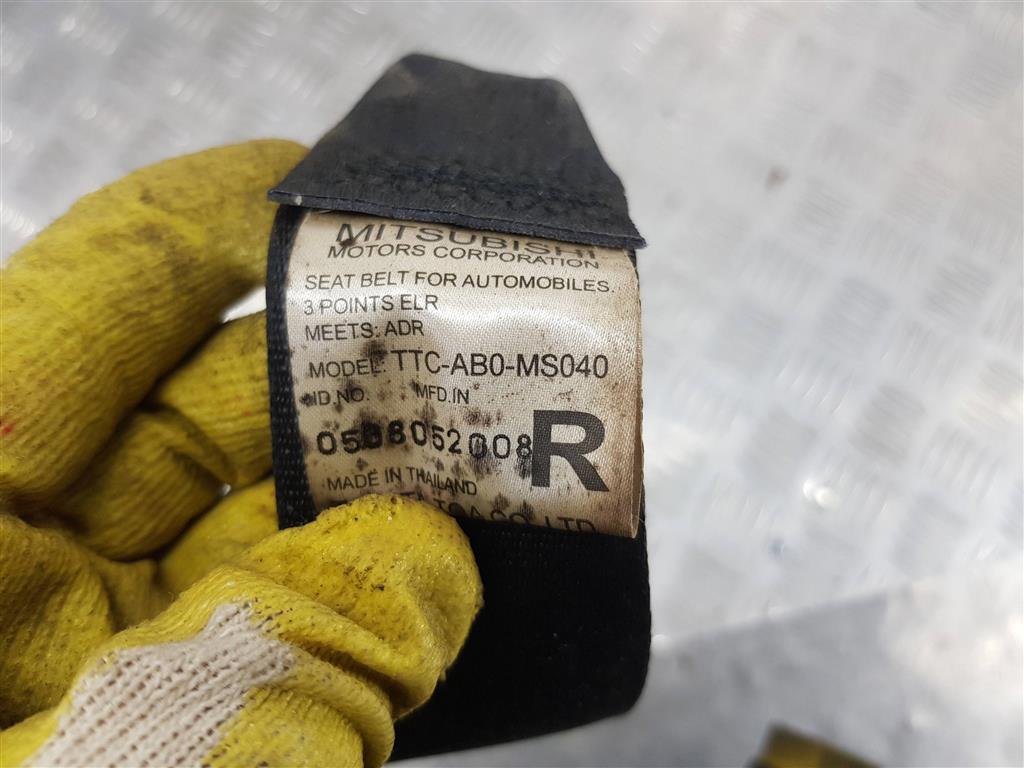 ремень безопасности MITSUBISHI L200  2.5 DI-D MT (136 л.с.)L200  IV (2006—2014) Пикап MN188367HA, 1550 рублей, Москва