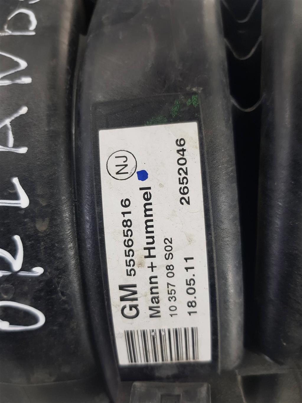 коллектор впускной CHEVROLET  ORLANDO 1.8 AT (141 л.с.)Orlando  I (2010—2018) Минивэн 55565816, 3160 рублей, Москва