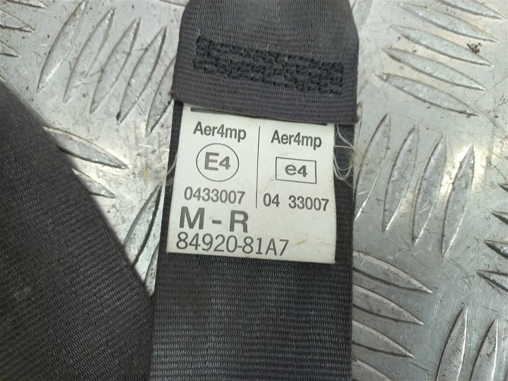 ремень безопасности SUZUKI JIMNY 1.3 4WD MT (86 л.с.)Jimny  III рестайлинг (2005—2012) Внедорожник 8490181A71ED3, 3279 рублей, Москва