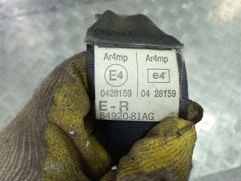 ремень безопасности SUZUKI JIMNY 1.3 4WD MT (86 л.с.)Jimny  III рестайлинг (2005—2012) Внедорожник 8490181AG1ED3, 2700 рублей, Москва