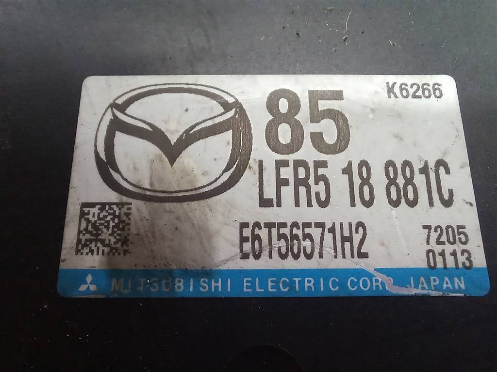 блок управления двигателем MAZDA 3 2.0 MT (150 л.с.)3  BK (2003—2006) Седан LFR518881C, 7300 рублей, Москва