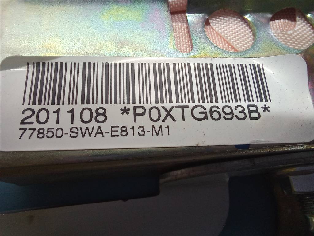 подушка безопасности пассажира HONDA CR-V 2.0 4WD MT (150 л.с.)CR-V  III (2006—2009) Внедорожник 77850SWAE812, 9720 рублей, Москва
