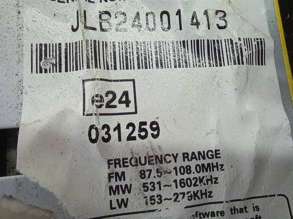 магнитола HONDA CR-V 2.0 4WD MT (150 л.с.)CR-V  III (2006—2009) Внедорожник 39541SWAE030M1, 8680 рублей, Москва