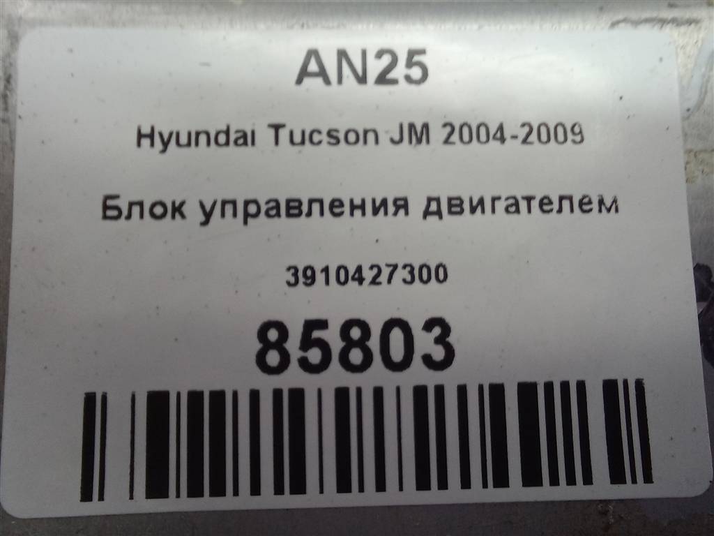 блок управления двигателем Hyundai TUCSON 2.0 CRDi AT (112 л.с.)Tucson  I (2004—2011) Внедорожник 3910427300, 3850 рублей, Москва