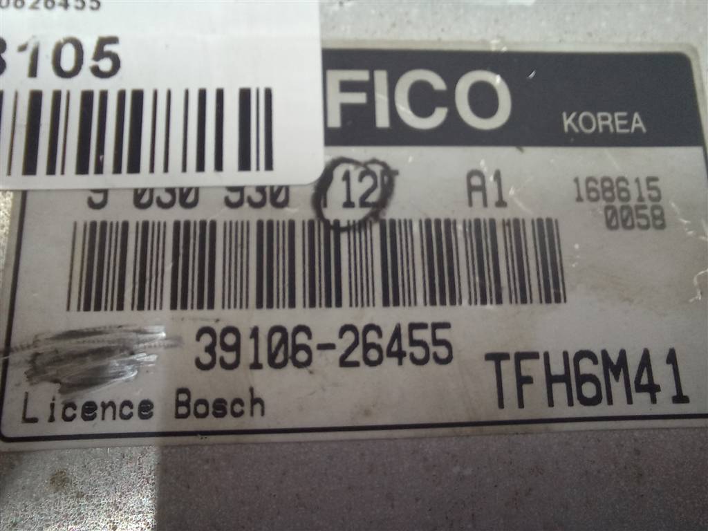 блок управления двигателем Hyundai GETZ 1.4 AT (97 л.с.)Getz  I рестайлинг (2005—2011) Хетчбэк 3910626455, 5580 рублей, Москва