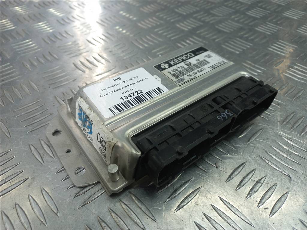 блок управления двигателем Hyundai GETZ 1.1 MT (66 л.с.)Getz  I рестайлинг (2005—2011) Хетчбэк 3911002421, 980 рублей, Москва