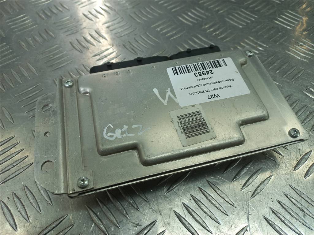 блок управления двигателем Hyundai GETZ 1.1 MT (66 л.с.)Getz  I рестайлинг (2005—2011) Хетчбэк 3911002421, 980 рублей, Москва