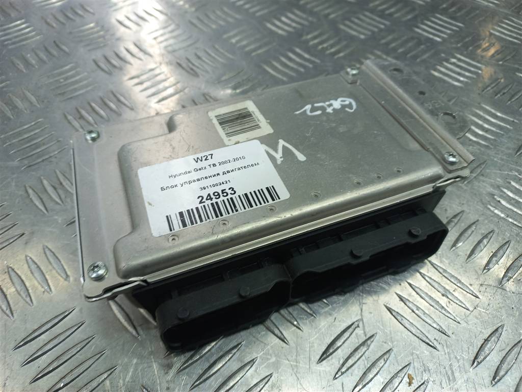 блок управления двигателем Hyundai GETZ 1.1 MT (66 л.с.)Getz  I рестайлинг (2005—2011) Хетчбэк 3911002421, 980 рублей, Москва