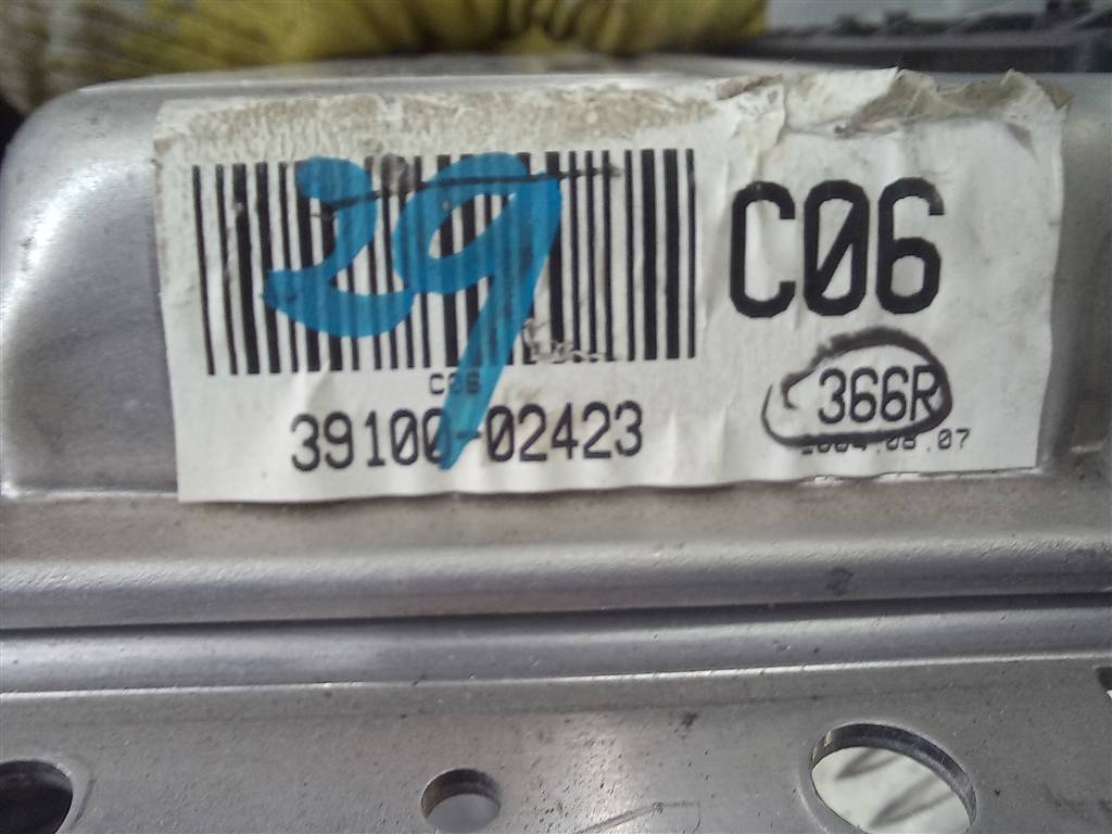 блок управления двигателем Hyundai GETZ 1.1 MT (66 л.с.)Getz  I рестайлинг (2005—2011) Хетчбэк 3911002421, 980 рублей, Москва