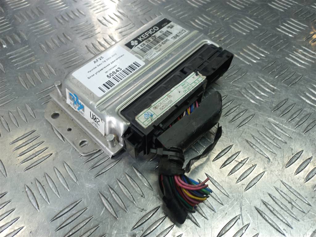 блок управления двигателем Hyundai GETZ 1.1 MT (66 л.с.)Getz  I рестайлинг (2005—2011) Хетчбэк 3911002AA5, 1550 рублей, Москва