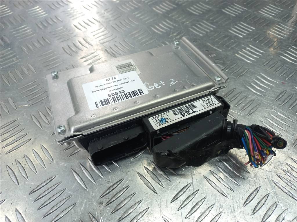 блок управления двигателем Hyundai GETZ 1.1 MT (66 л.с.)Getz  I рестайлинг (2005—2011) Хетчбэк 3911002AA5, 1550 рублей, Москва