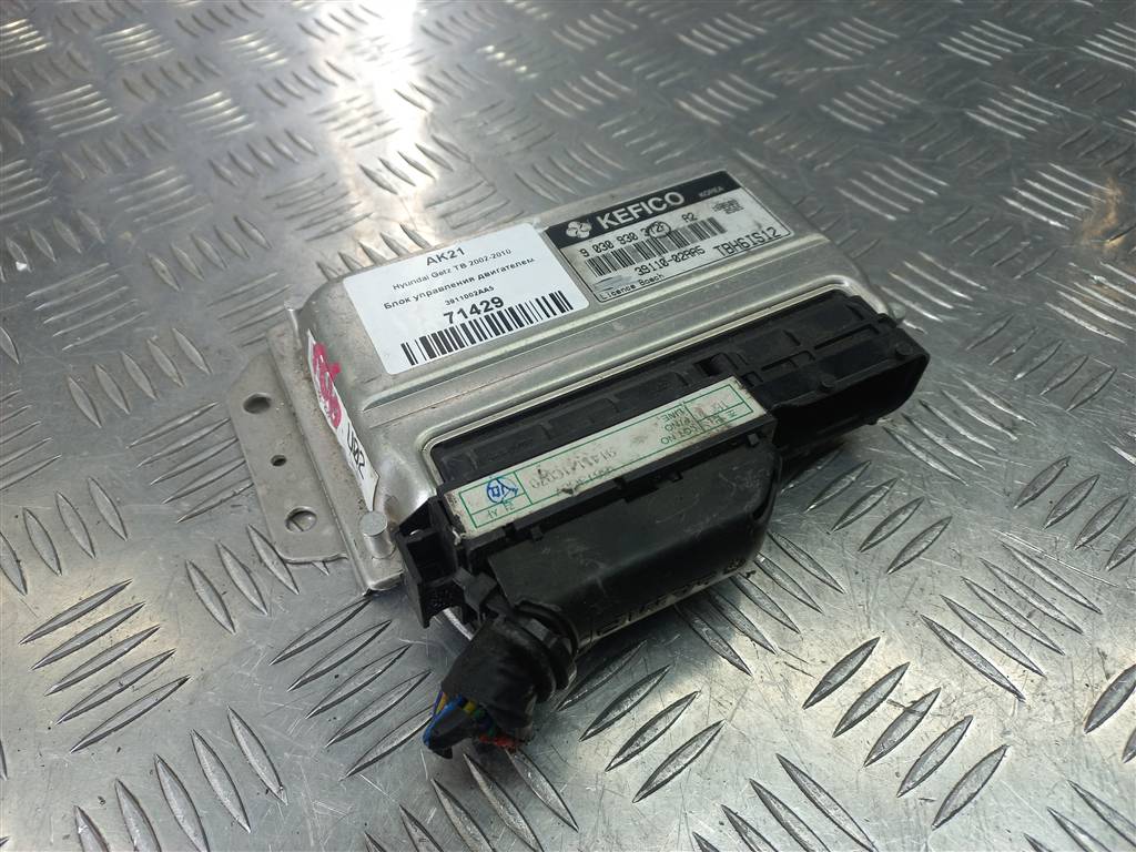 блок управления двигателем Hyundai GETZ 1.1 MT (66 л.с.)Getz  I рестайлинг (2005—2011) Хетчбэк 3911002AA5, 1550 рублей, Москва