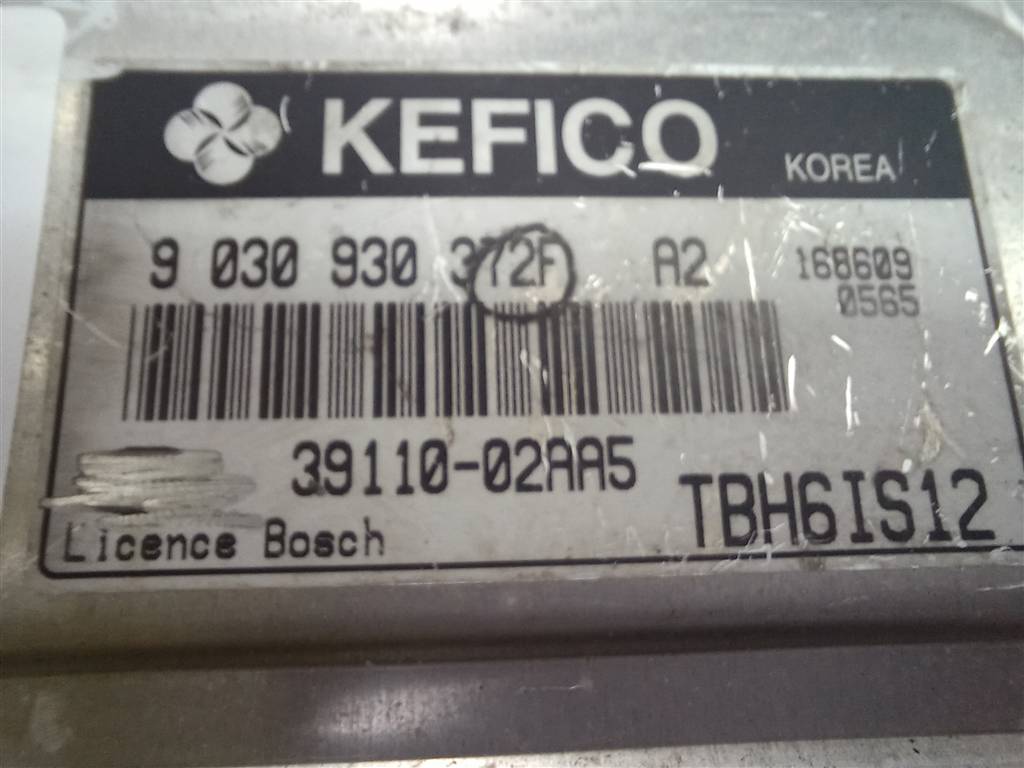 блок управления двигателем Hyundai GETZ 1.1 MT (66 л.с.)Getz  I рестайлинг (2005—2011) Хетчбэк 3911002AA5, 1550 рублей, Москва