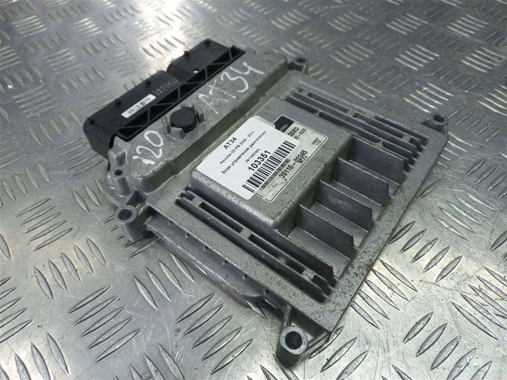 блок управления двигателем Hyundai I20 1.3 MT (78 л.с.)i20  I (2008—2012) Хетчбэк 3911003345, 1550 рублей, Москва