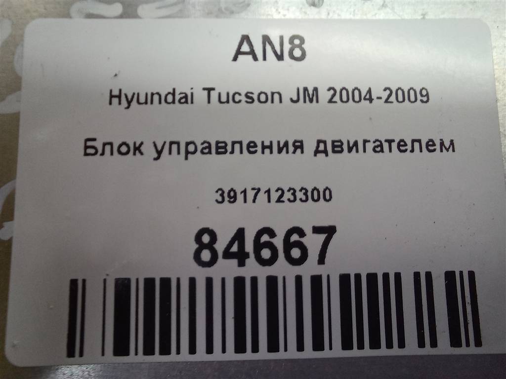 блок управления двигателем Hyundai TUCSON 2.0 MT (140 л.с.)Tucson  I (2004—2011) Внедорожник 3917123300, 2130 рублей, Москва