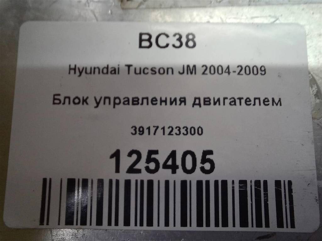 блок управления двигателем Hyundai TUCSON 2.0 MT (140 л.с.)Tucson  I (2004—2011) Внедорожник 3917123300, 2130 рублей, Москва