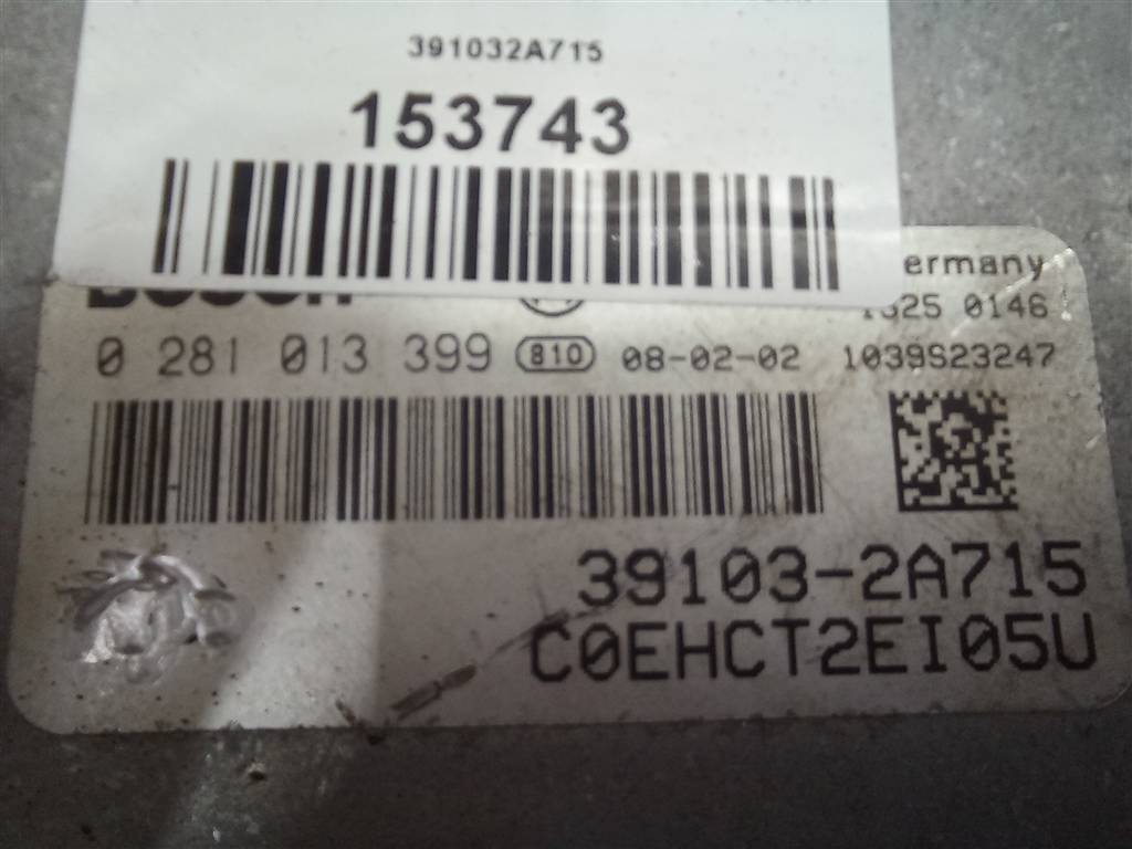 блок управления двигателем Kia Ceed  391032A715, 15350 рублей, Москва