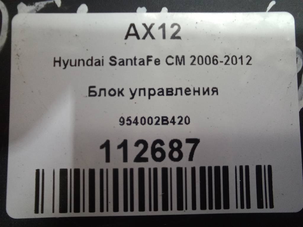 блок управления Hyundai SANTA FE  954002B420, 1550 рублей, Москва