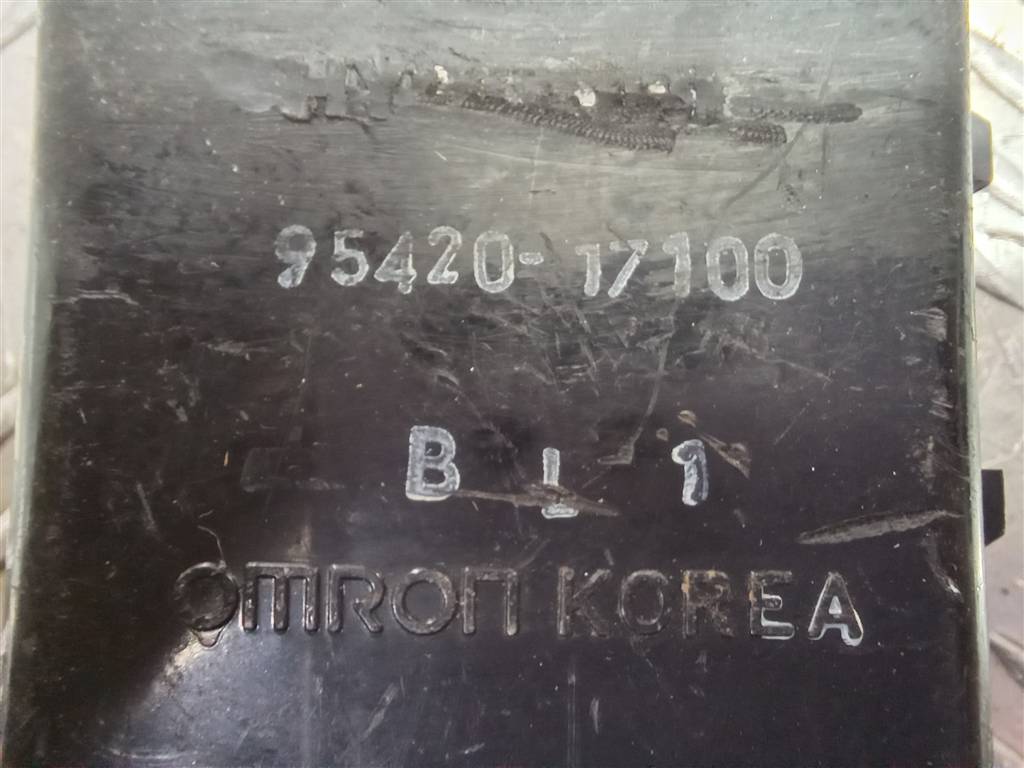 блок управления Hyundai MATRIX 1.6 MT (103 л.с.)Matrix  I рестайлинг (2005—2008) Минивэн 9542017100, 630 рублей, Москва