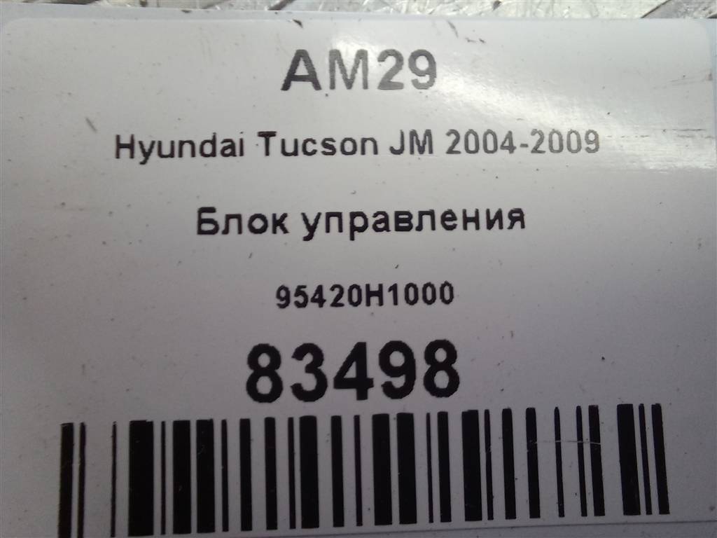 блок управления Hyundai TUCSON 2.0 CRDi AT (112 л.с.)Tucson  I (2004—2011) Внедорожник 95420H1000, 630 рублей, Москва