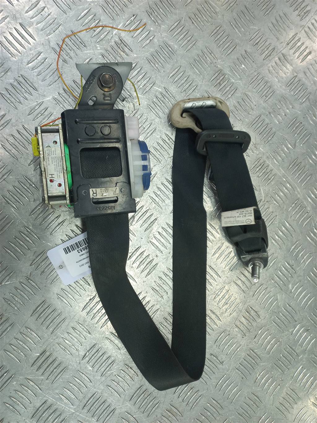 ремень безопасности MAZDA 6  GS1D57L30B02, 2130 рублей, Москва