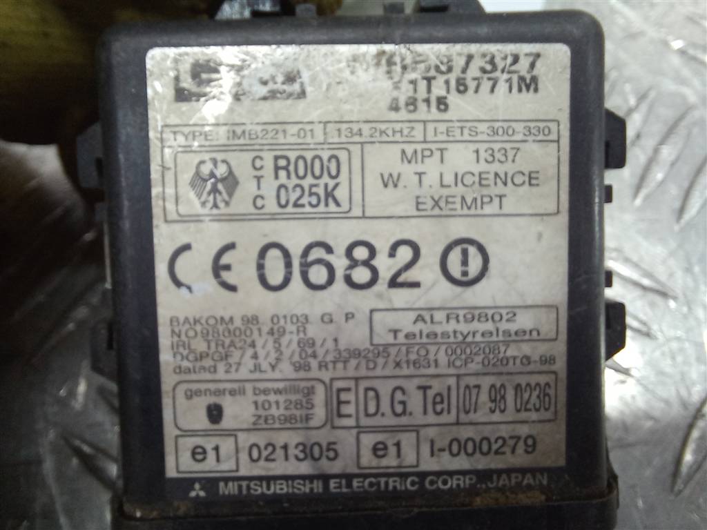 блок управления MITSUBISHI PAJERO SPORT  MR587327, 630 рублей, Москва