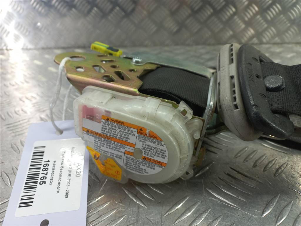 ремень безопасности SUZUKI IGNIS 1.5 MT (99 л.с.)Ignis  II (2003—2008) Хетчбэк 8490286G03ED3, 3850 рублей, Москва