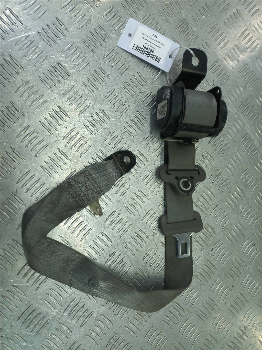 ремень безопасности Hyundai TUCSON 2.0 MT (140 л.с.)Tucson  I (2004—2011) Внедорожник 898202E000LM, 1550 рублей, Москва