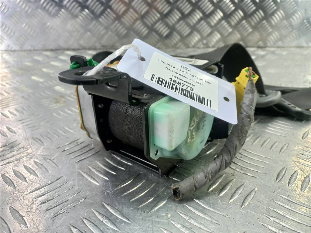 ремень безопасности HONDA CR-V 2.0 AT (150 л.с.)CR-V  II (2001—2004) Внедорожник 81850SCAE01ZA, 3850 рублей, Москва