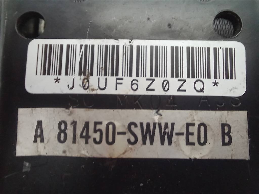 ремень безопасности HONDA CR-V 2.0 AT (150 л.с.)CR-V  III (2006—2009) Внедорожник 81450SWWE01ZA, 3279 рублей, Москва