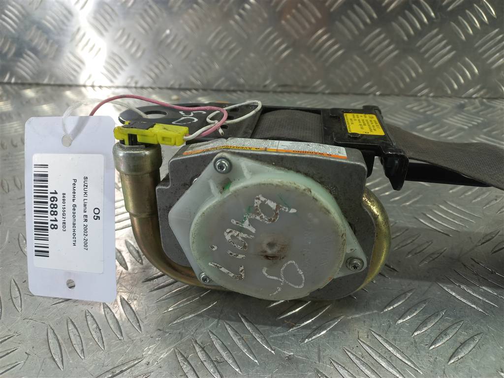 ремень безопасности SUZUKI LIANA 1.6 MT (106 л.с.)Liana  I рестайлинг (2004—2008) Универсал 8490155G21ED3, 2130 рублей, Москва