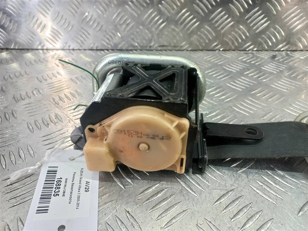 ремень безопасности SUZUKI Grand Vitara 2.0 4WD MT (140 л.с.)Grand Vitara  II (2005—2008) Внедорожник 8490165J12BHE, 2700 рублей, Москва