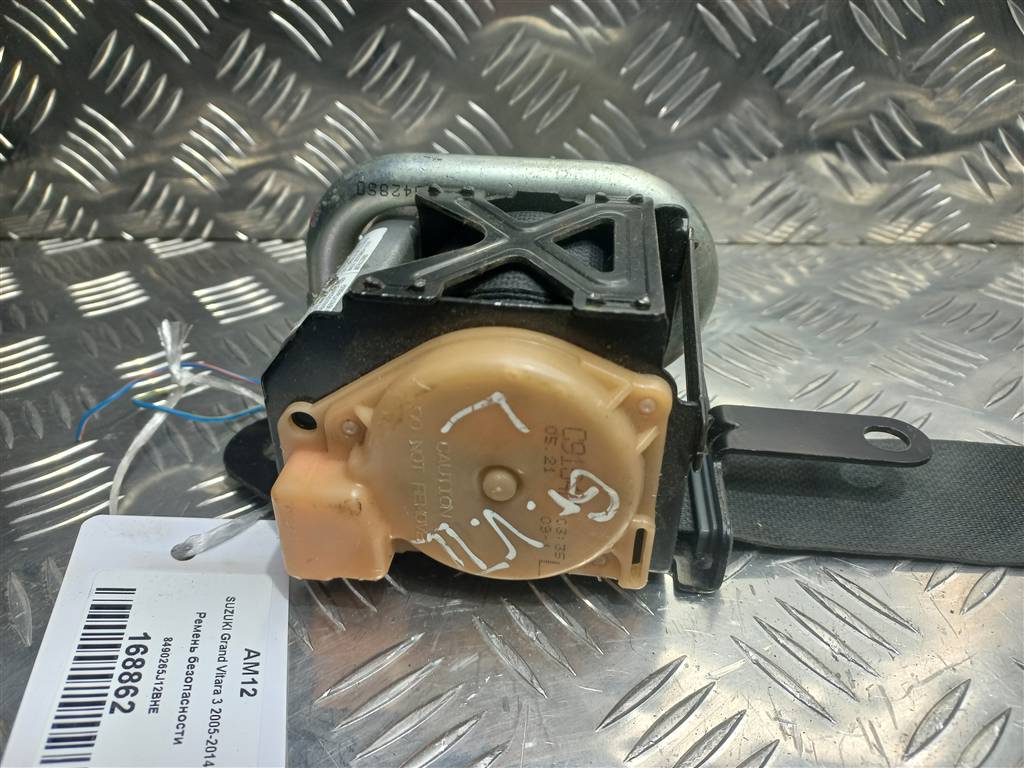 ремень безопасности SUZUKI Grand Vitara 2.0 4WD MT (140 л.с.)Grand Vitara  II (2005—2008) Внедорожник 8490265J12BHE, 2700 рублей, Москва