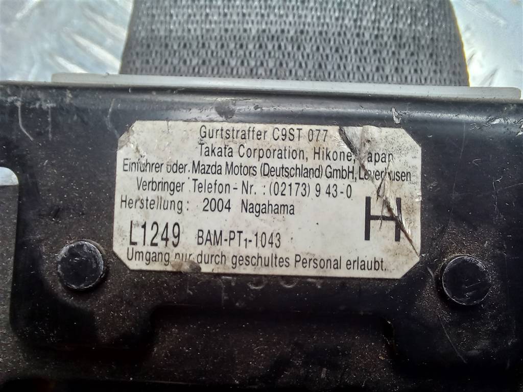 ремень безопасности MAZDA 6  GJ8A57L90A10, 1550 рублей, Москва