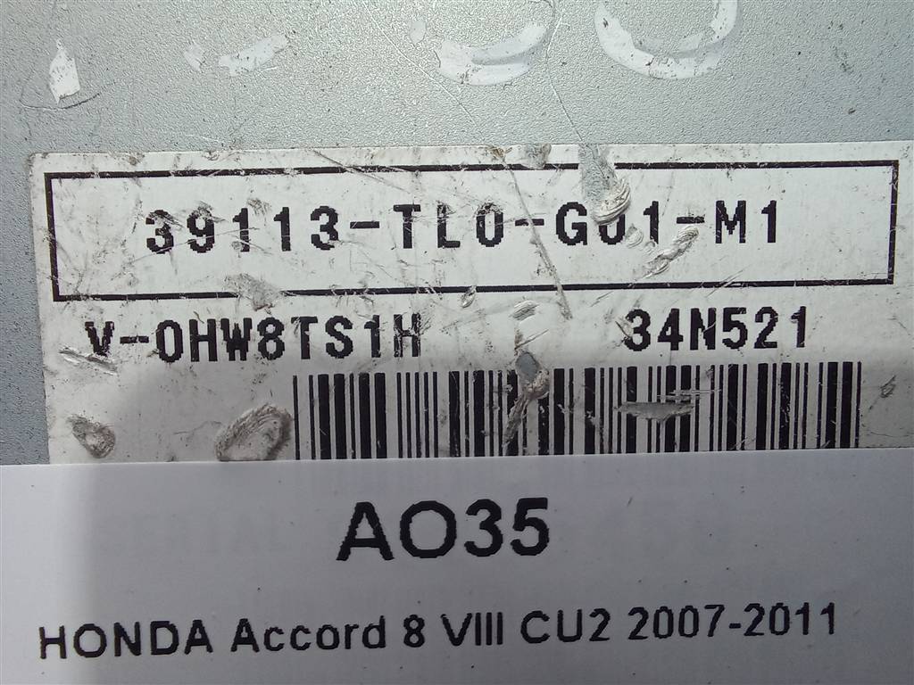 блок управления HONDA Accord 2.0 AT (156 л.с.)Accord  VIII (2007—2011) Седан 39113TL0G01, 750 рублей, Москва