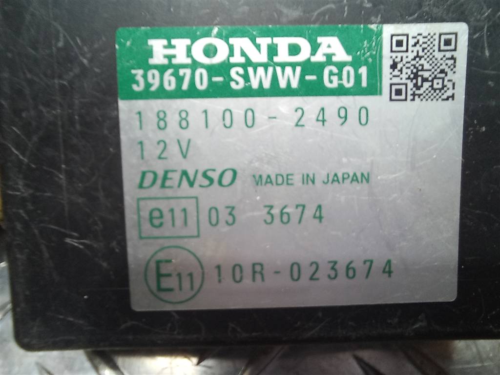блок управления парктрониками HONDA CR-V 2.0 AT (150 л.с.)CR-V  III (2006—2009) Внедорожник 39670SWWG01, 630 рублей, Москва