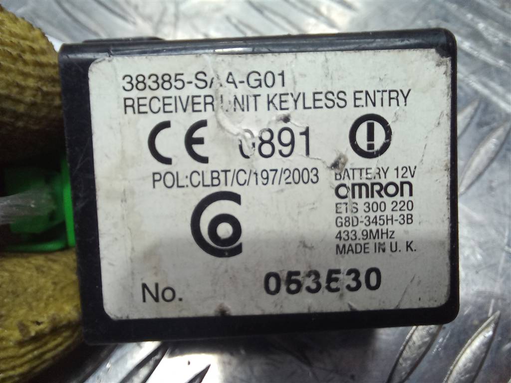 реле HONDA CR-V 2.0 AT (150 л.с.)CR-V  II (2001—2004) Внедорожник 38385SAAG01, 860 рублей, Москва