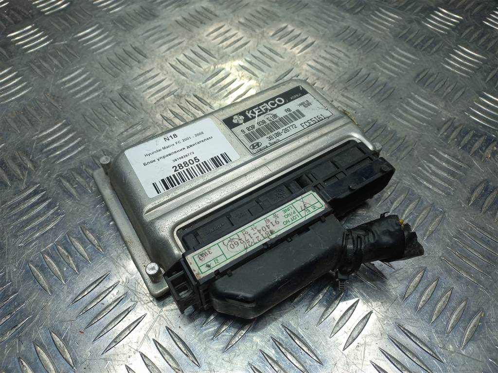 блок управления двигателем Hyundai MATRIX 1.6 MT (103 л.с.)Matrix  I рестайлинг (2005—2008) Минивэн 3910826772, 2130 рублей, Москва