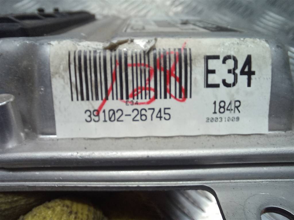 блок управления двигателем Hyundai MATRIX 1.6 MT (103 л.с.)Matrix  I рестайлинг (2005—2008) Минивэн 3910826741, 2130 рублей, Москва