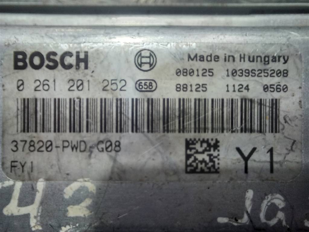 блок управления двигателем HONDA JAZZ 1.2 MT (78 л.с.)Jazz  GD (2001—2005) Хетчбэк 37820PWDG07, 9600 рублей, Москва