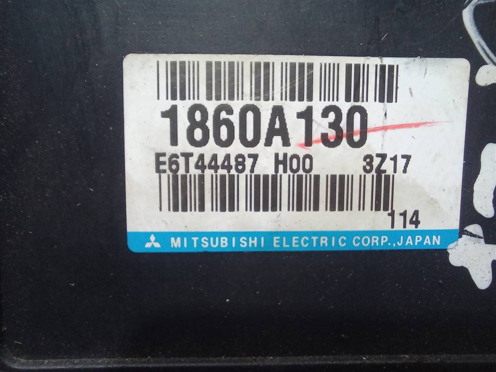 блок управления двигателем MITSUBISHI OUTLANDER  1860A130, 980 рублей, Москва