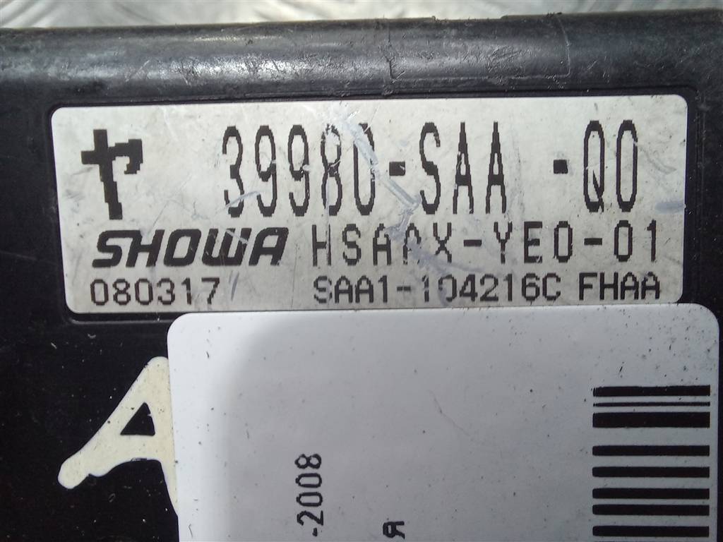 блок управления HONDA JAZZ 1.2 MT (78 л.с.)Jazz  GD (2001—2005) Хетчбэк 39980SAAQ0, 980 рублей, Москва