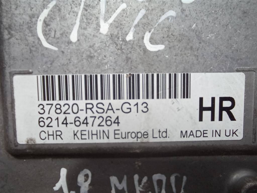 блок управления двигателем HONDA Civic 1.8 MT (140 л.с.)Civic  VIII (2005—2009) Хетчбэк 37820RSAG11, 2130 рублей, Москва