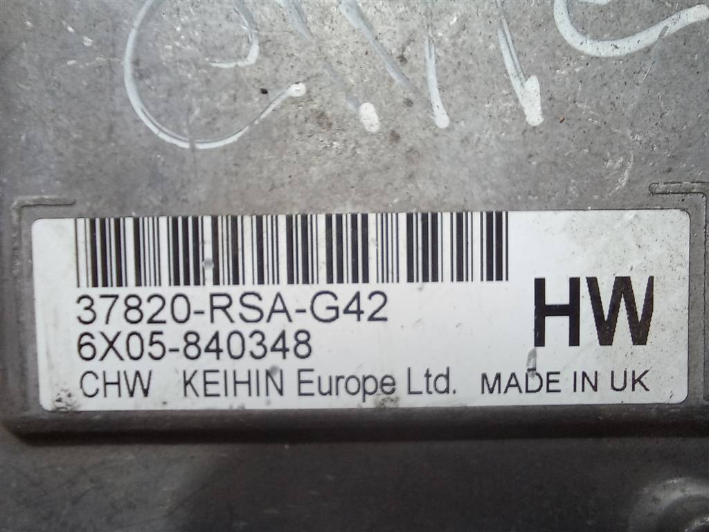 блок управления двигателем HONDA Civic 1.8 MT (140 л.с.)Civic  VIII (2005—2009) Хетчбэк 37820RSAG42, 5000 рублей, Москва