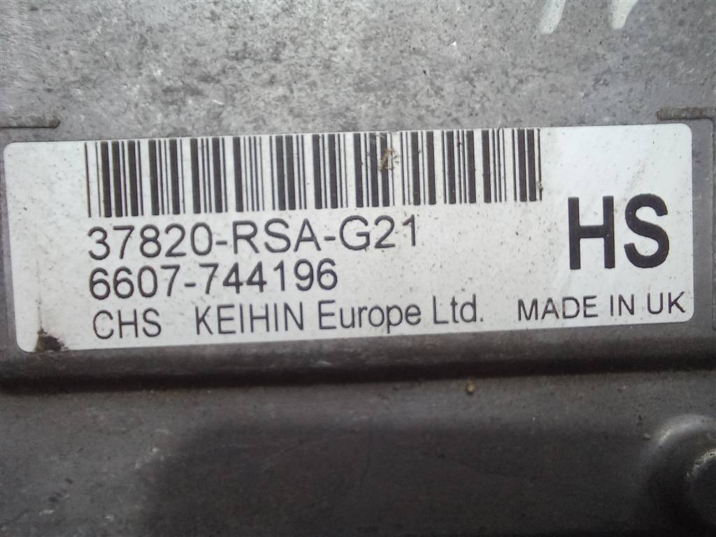 блок управления двигателем HONDA Civic 1.8 MT (140 л.с.)Civic  VIII (2005—2009) Хетчбэк 37820RSAG21, 3850 рублей, Москва