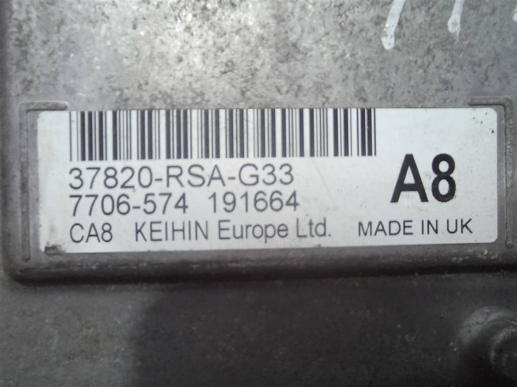блок управления двигателем HONDA Civic 1.8 MT (140 л.с.)Civic  VIII (2005—2009) Хетчбэк 37820RSAG33, 1550 рублей, Москва