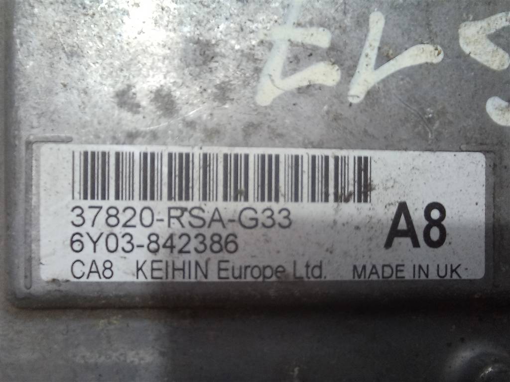 блок управления двигателем HONDA Civic 1.8 MT (140 л.с.)Civic  VIII (2005—2009) Хетчбэк 37820RSAG33, 1550 рублей, Москва