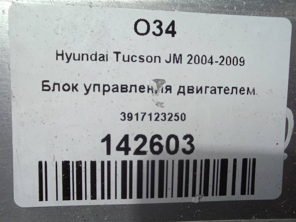 блок управления двигателем Hyundai TUCSON 2.0 MT (140 л.с.)Tucson  I (2004—2011) Внедорожник 3917123250, 2700 рублей, Москва