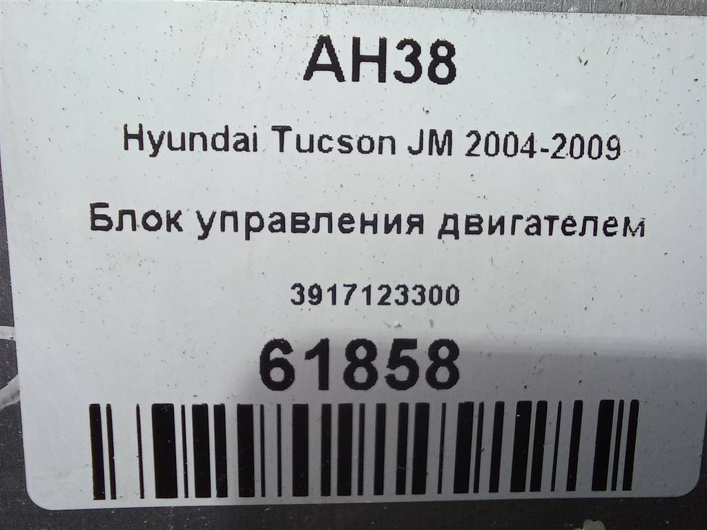 блок управления двигателем Hyundai TUCSON 2.0 MT (140 л.с.)Tucson  I (2004—2011) Внедорожник 3917123300, 2130 рублей, Москва